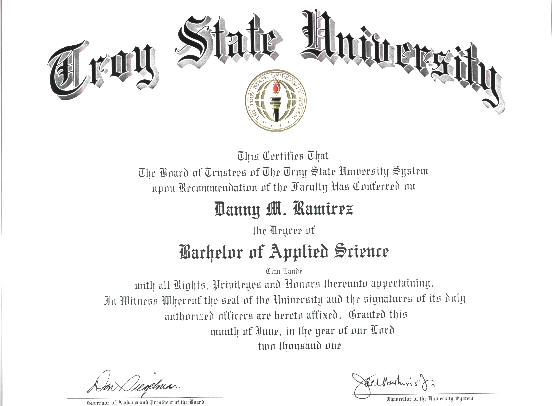 Troy State Diploma
